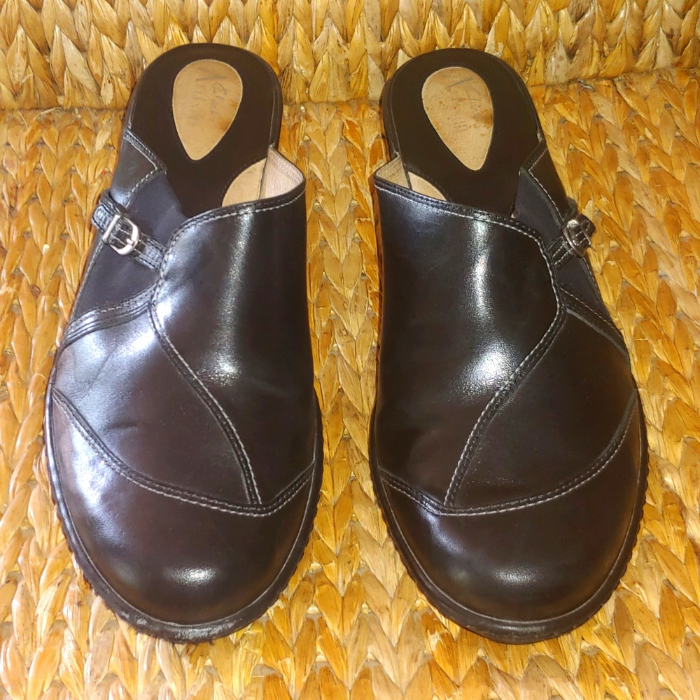 Clark's Artisan leather mules